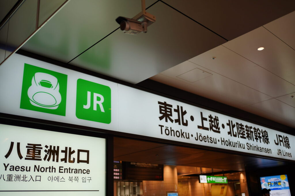 東京駅八重洲口の様子