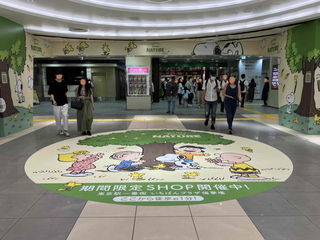 東京駅のスヌーピーフェア